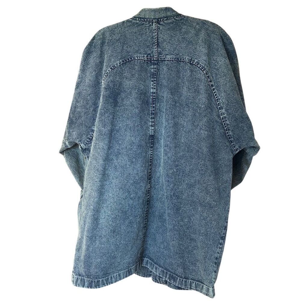 Golden River Vintage Embellished Denim Jacket Women's L Blue Beaded - Picture 6 of 10